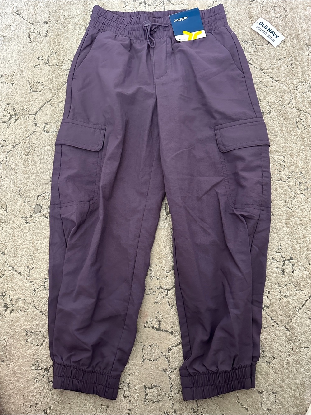 Old Navy Men's Deep Purple Cargo Joggers‎